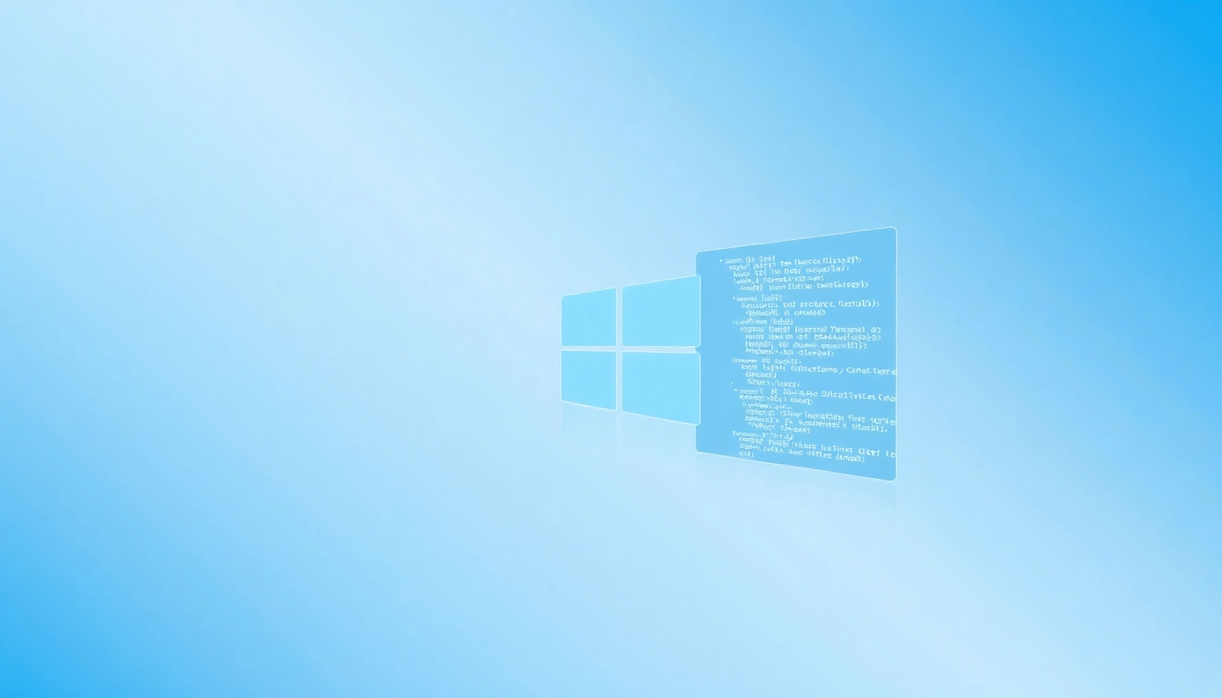Navigate https://32win.show/ with a clean, modern Windows development interface illustrating Win32 API coding in a professional and accessible style.