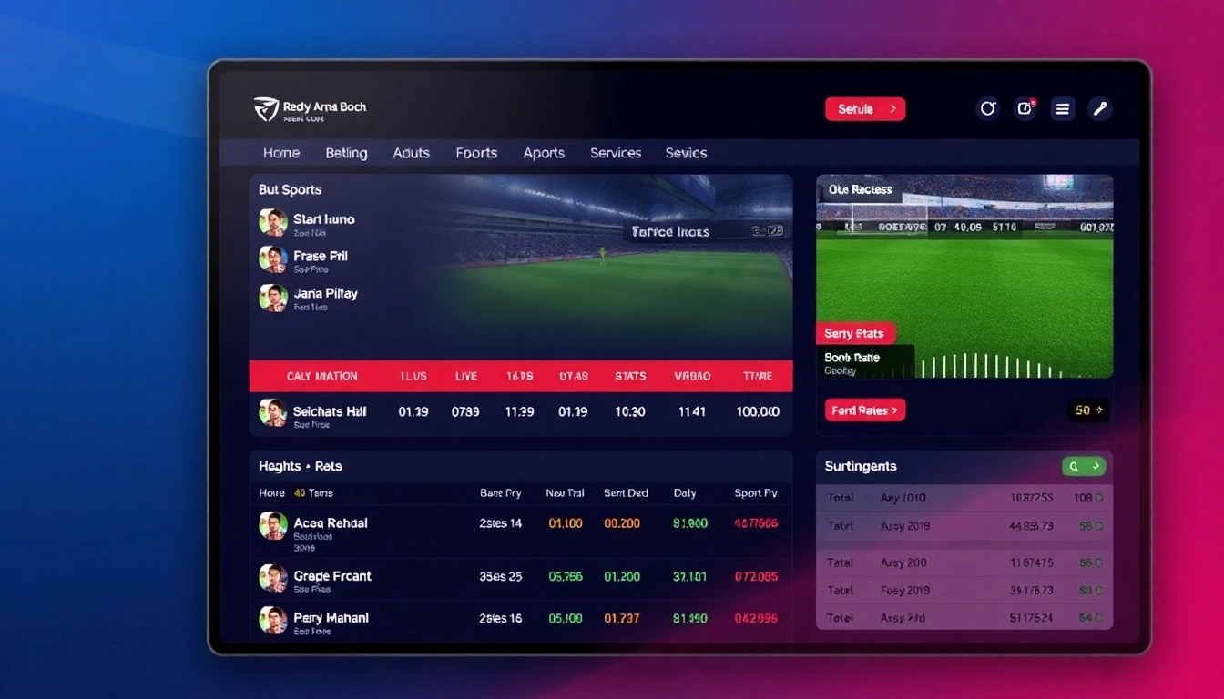 Reddy Anna Book logo displayed on a dynamic betting platform with live sports updates and vibrant visuals for engaging user experience.