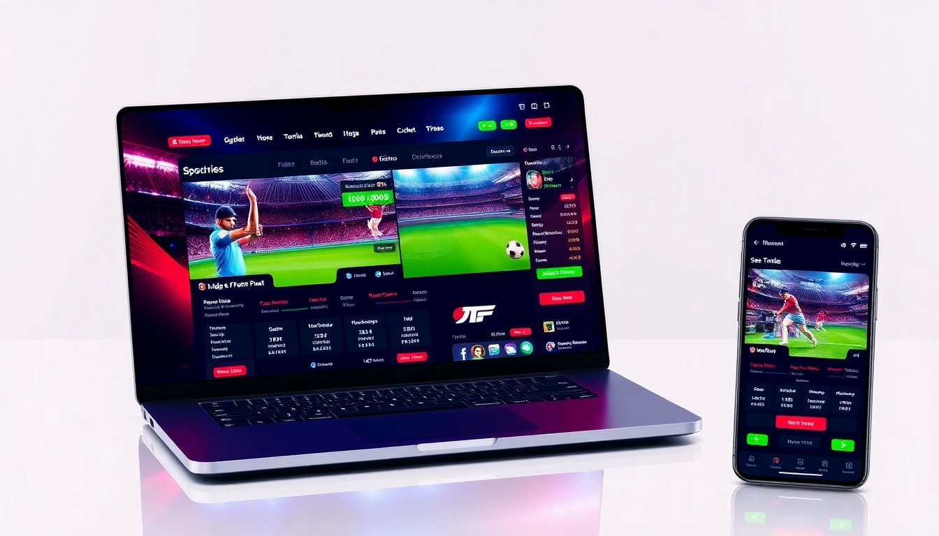 Secure Reddy Anna Login interface with sports betting dashboard on mobile and desktop for quick access and live updates.