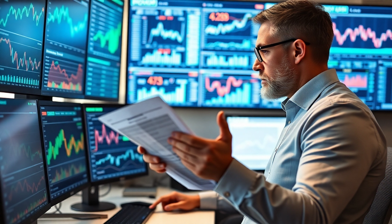 Investment Reporting practice highlighting digital charts and financial analysis for investors